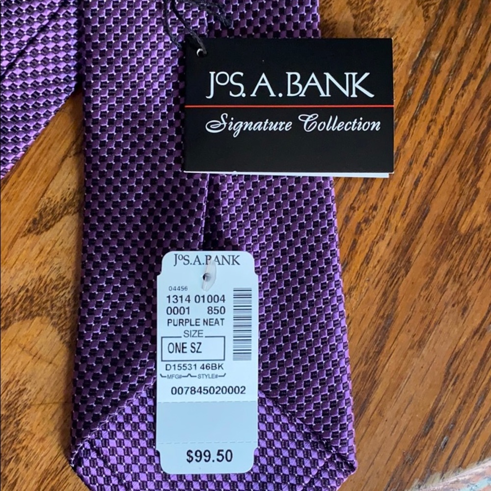 Men’s purple tie one size